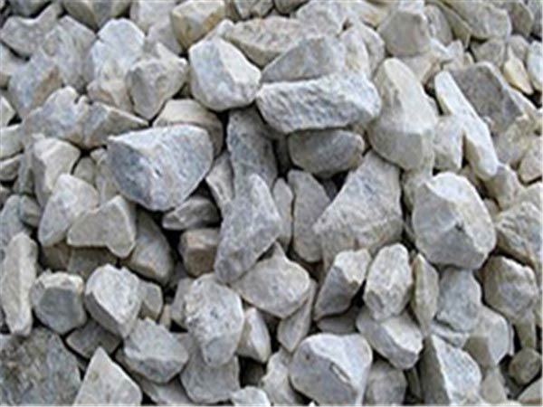 Écrasement et traitement du calcaire